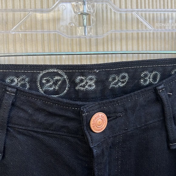 Earnest Sewn Dark Wash Harlan Mid Rise Straight Leg Jeans size 27 - Picture 9 of 15